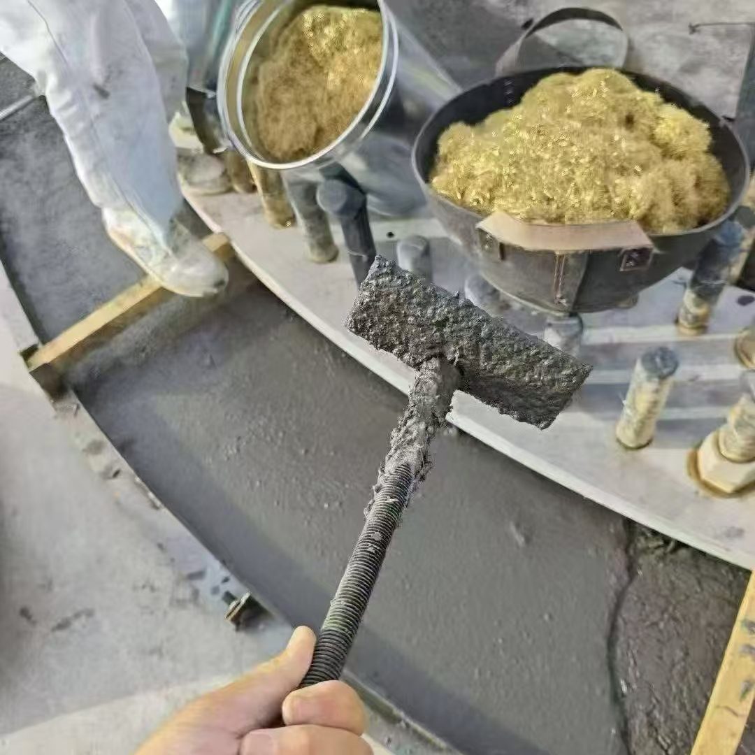 墉桥C120钢纤维高强无收灌浆料 轧机压缩机汽轮机发电机锻压设备底座灌浆材料
